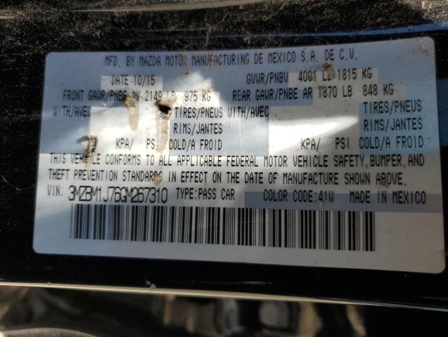 2016 Mazda 3 Sport VIN: 3MZBM1J76GM267310 Lot: 58061074