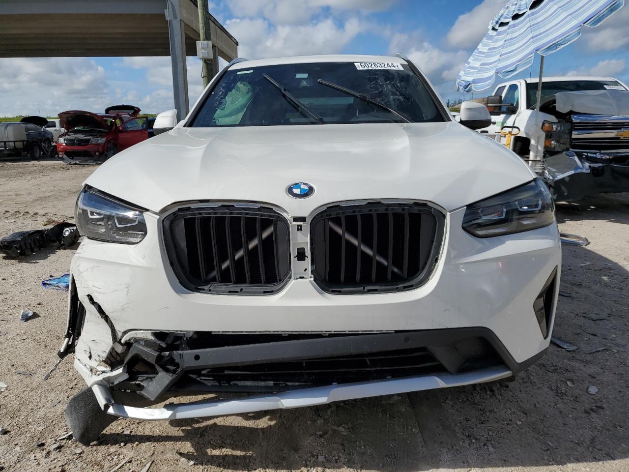 2022 BMW X3 Sdrive30I vin: 5UX43DP05N9L09048