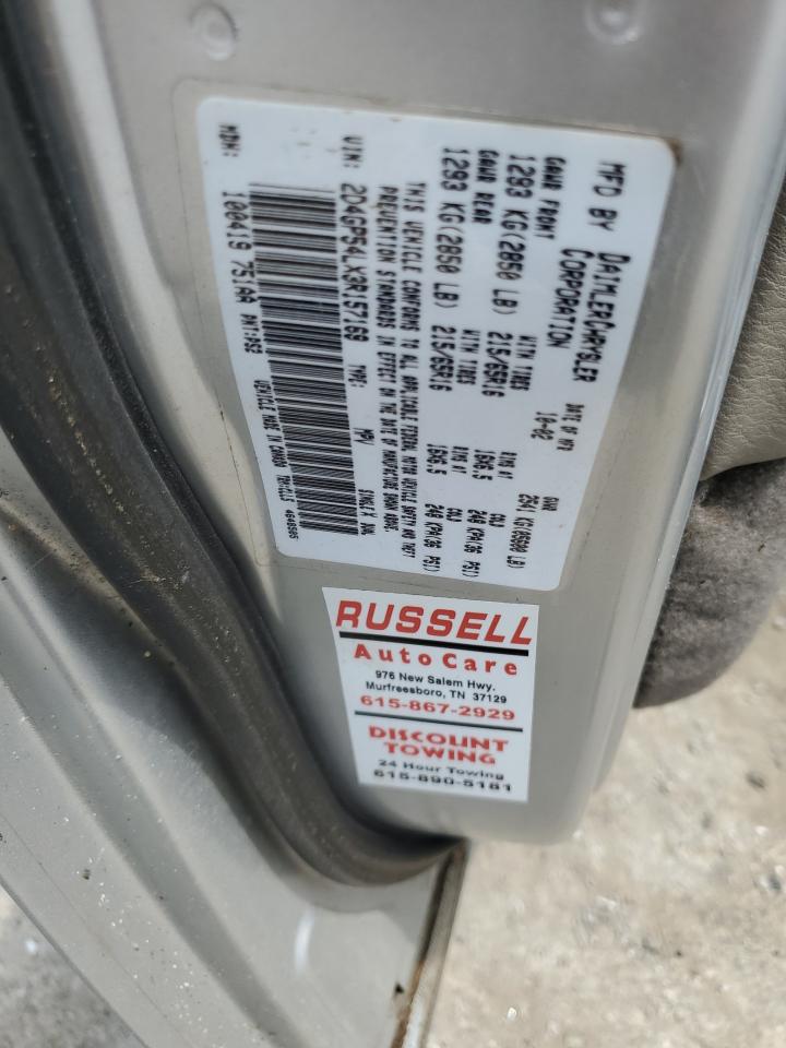 2D4GP54LX3R157169 2003 Dodge Grand Caravan Es