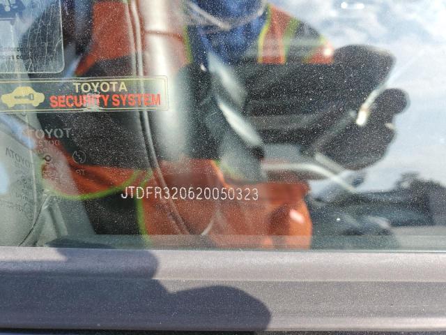 2002 Toyota Mr2 Spyder VIN: JTDFR320620050323 Lot: 57702064