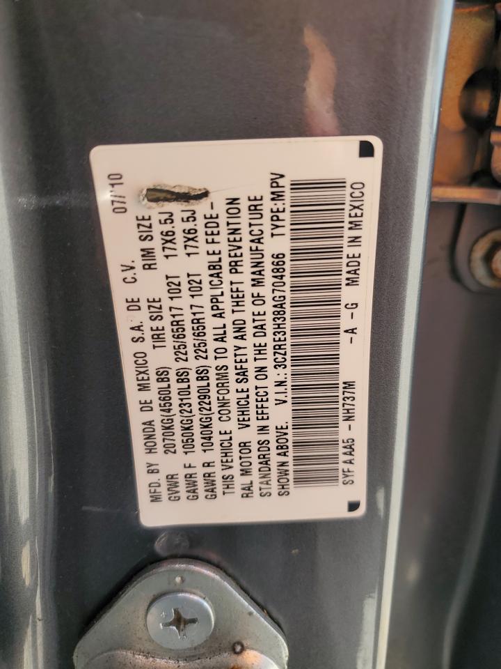 3CZRE3H38AG704866 2010 Honda Cr-V Lx