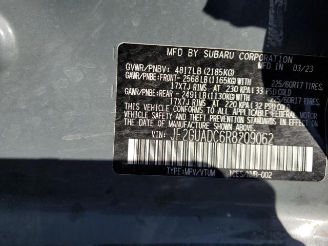 2024 SUBARU CROSSTREK - JF2GUADC6R8209062