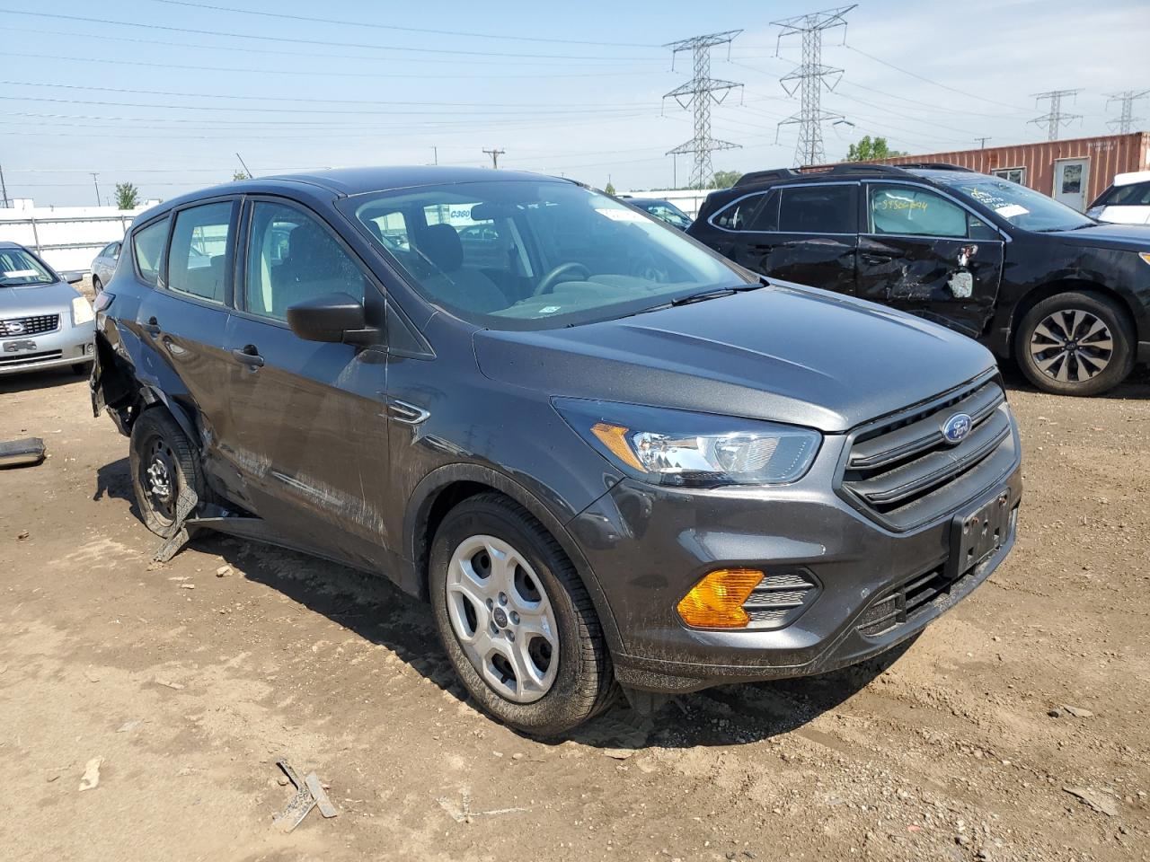 2018 Ford Escape S vin: 1FMCU0F78JUC67737