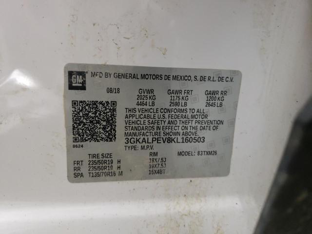 2019 GMC TERRAIN SL 3GKALPEV8KL160503