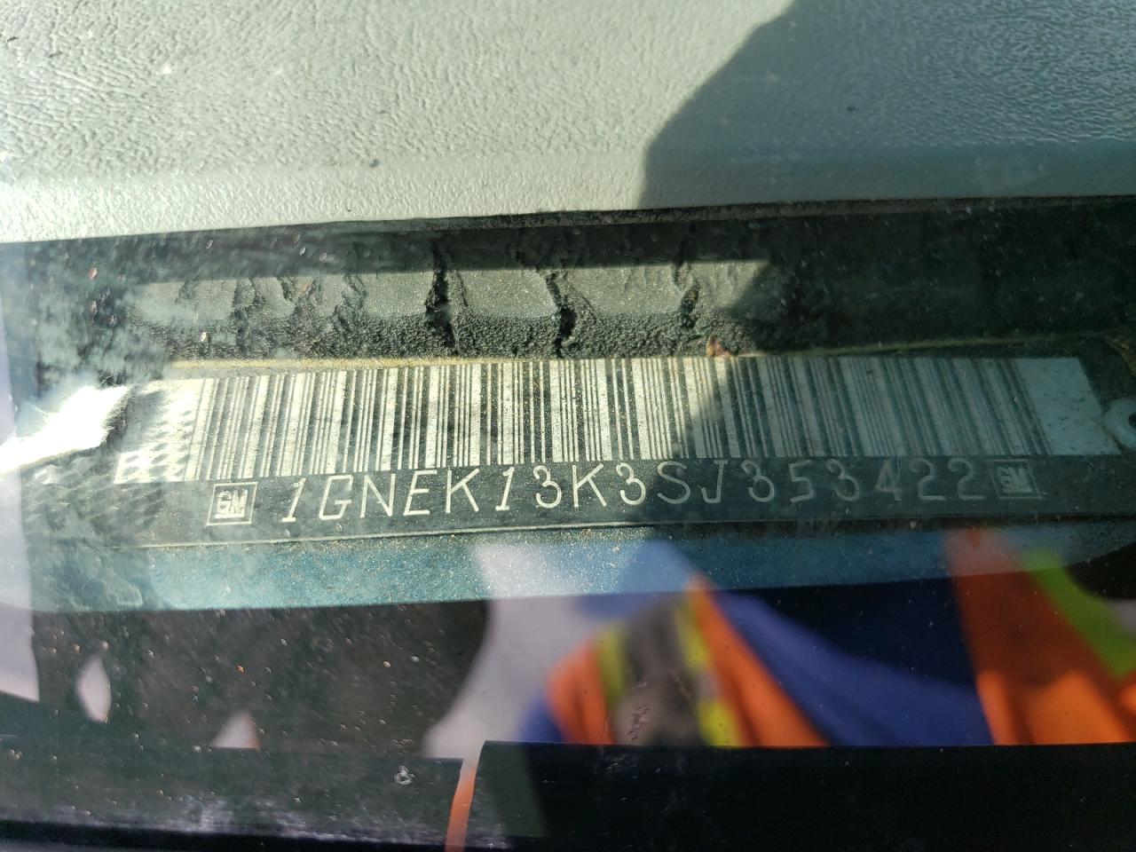 1GNEK13K3SJ353422 1995 Chevrolet Tahoe K1500