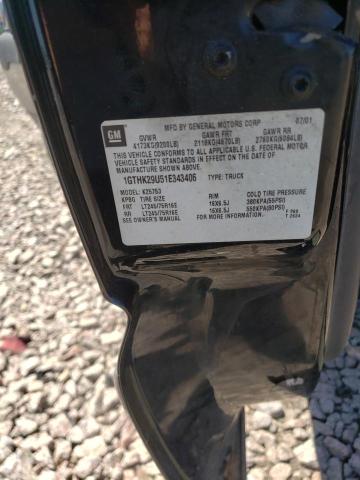 2001 GMC Sierra K2500 Heavy Duty VIN: 1GTHK29U51E343406 Lot: 57204084