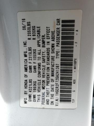 1HGCR2F72GA241387 2016 HONDA ACCORD - Image 12