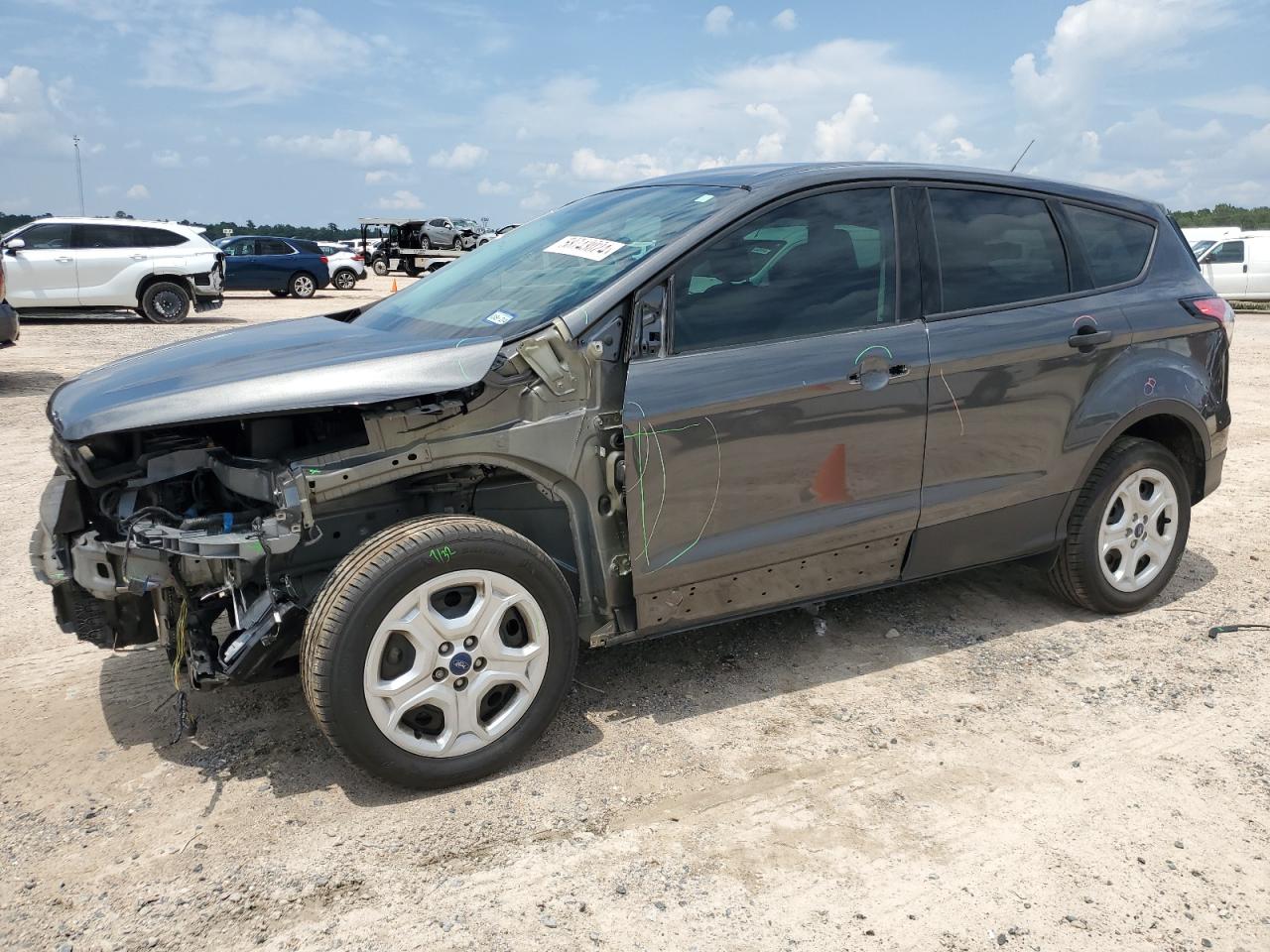 2018 Ford Escape S vin: 1FMCU0F78JUB24254