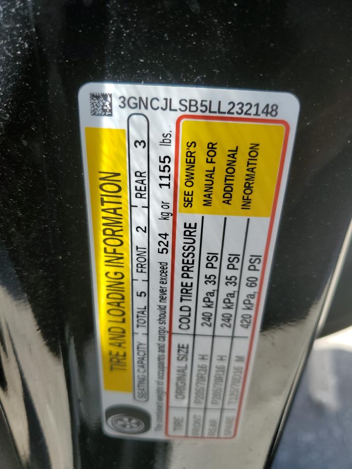 3GNCJLSB5LL232148 2020 Chevrolet Trax 1Lt