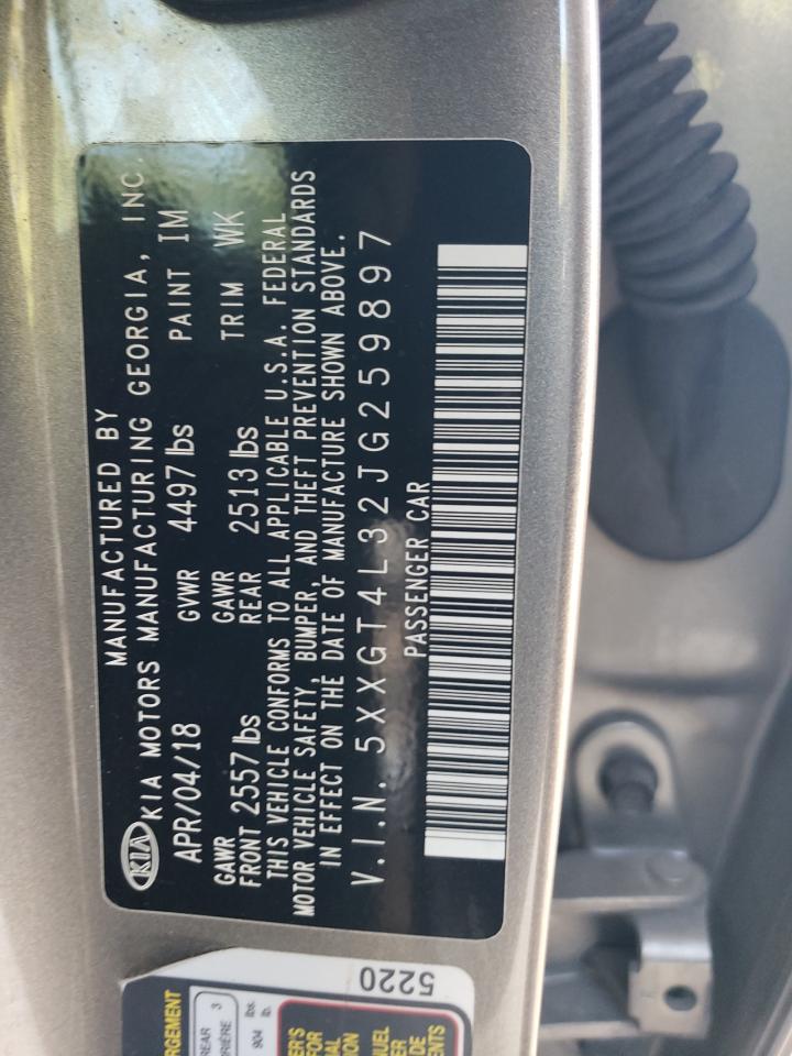 5XXGT4L32JG259897 2018 Kia Optima Lx