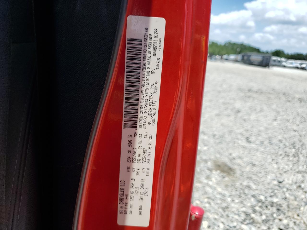 1J8GB39188L517961 2008 Jeep Wrangler Unlimited X