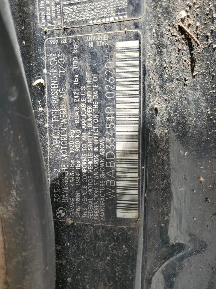 WBABD33454PL02620 2004 BMW 325 Ci