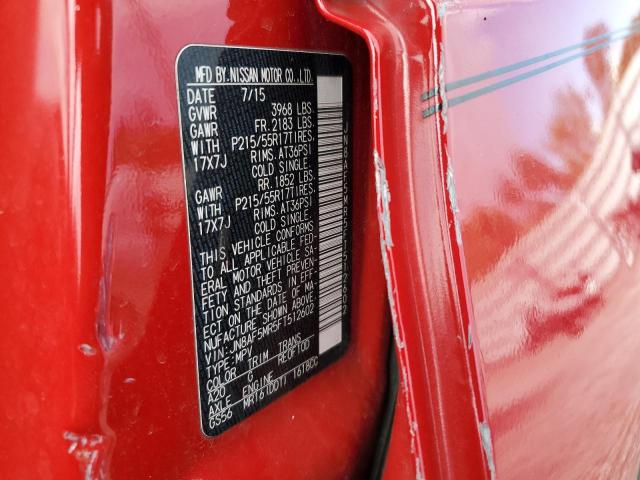 2015 NISSAN JUKE S - JN8AF5MR5FT512602