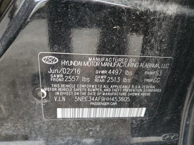 2017 Hyundai Sonata Sport VIN: 5NPE34AF9HH453605 Lot: 58722864