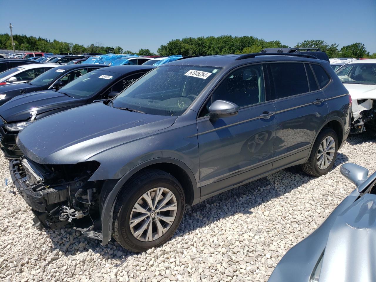 2020 Volkswagen Tiguan S vin: 3VV1B7AX2LM009448