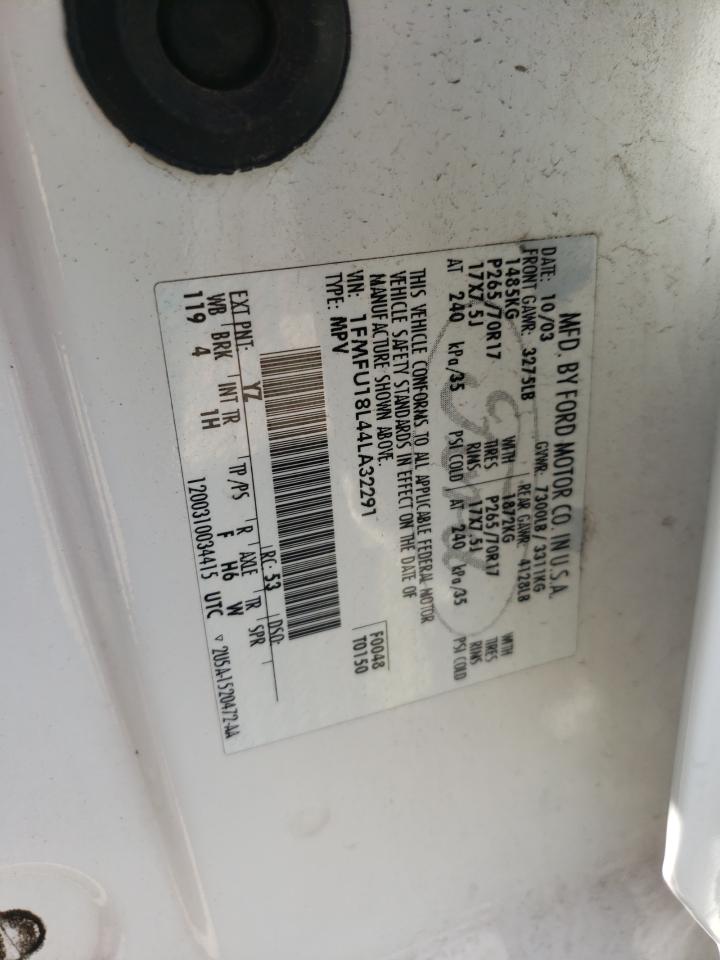 1FMFU18L44LA32291 2004 Ford Expedition Eddie Bauer