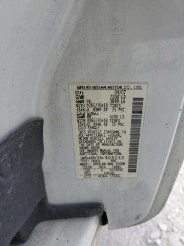 2008 Nissan Titan Xe VIN: 1N6BA06F18N303110 Lot: 58277834