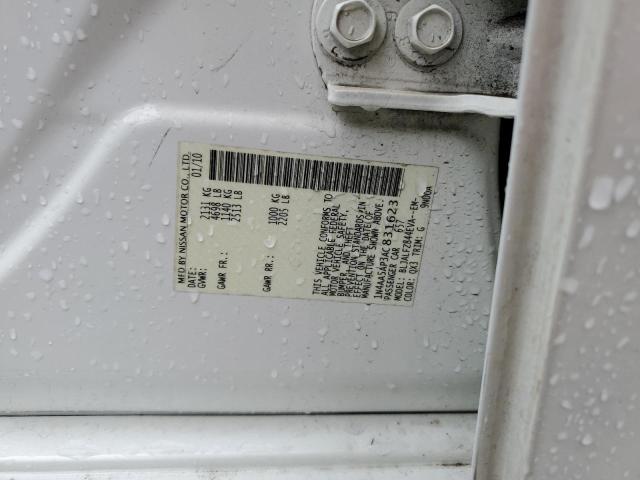 2010 Nissan Maxima S VIN: 1N4AA5AP3AC831623 Lot: 57896244