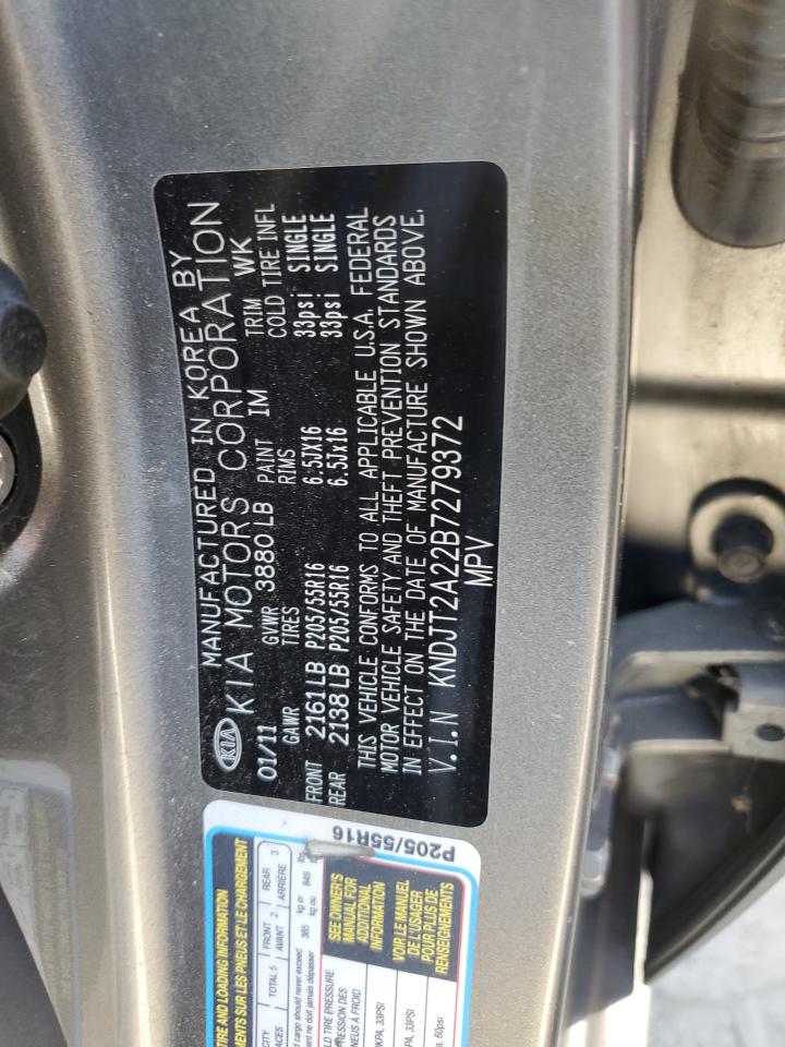 KNDJT2A22B7279372 2011 Kia Soul +