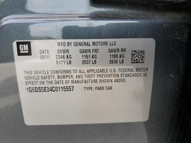 2012 Cadillac Cts Premium Collection VIN: 1G6DS5E34C0115557 Lot: 60895294