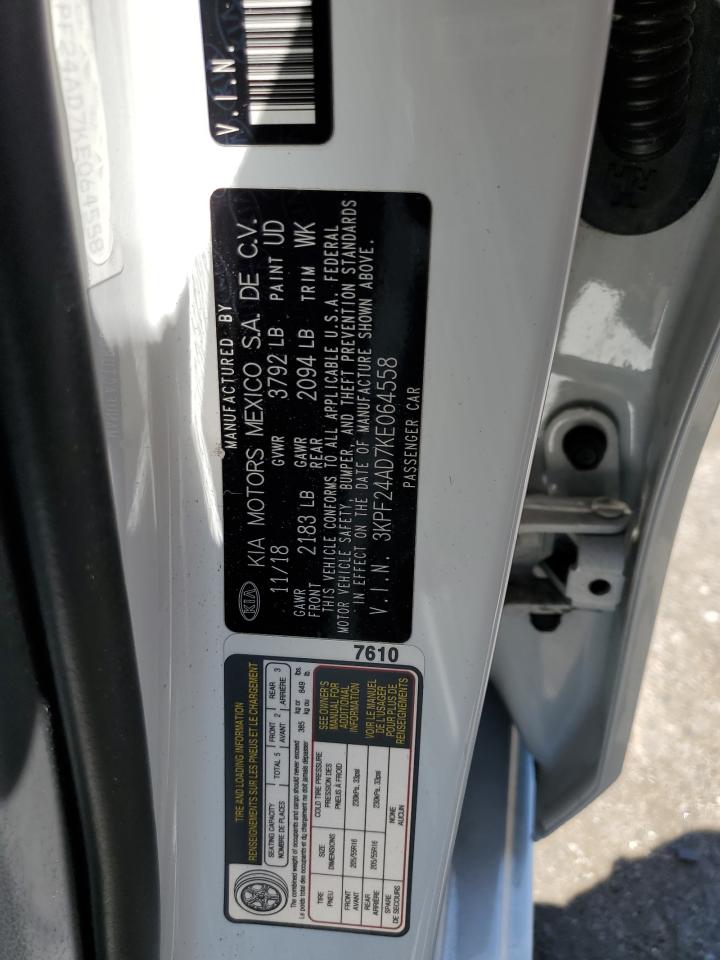 3KPF24AD7KE064558 2019 Kia Forte Fe