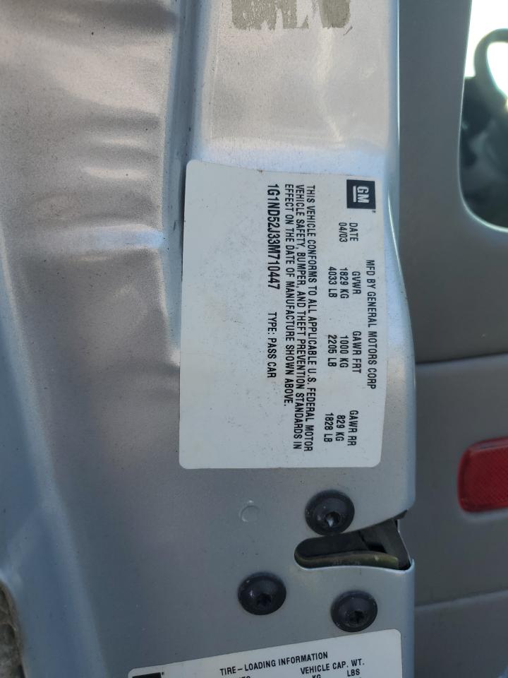 1G1ND52J33M710447 2003 Chevrolet Malibu