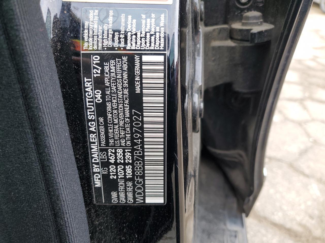 WDDGF8BB7BA497027 2011 Mercedes-Benz C 300 4Matic