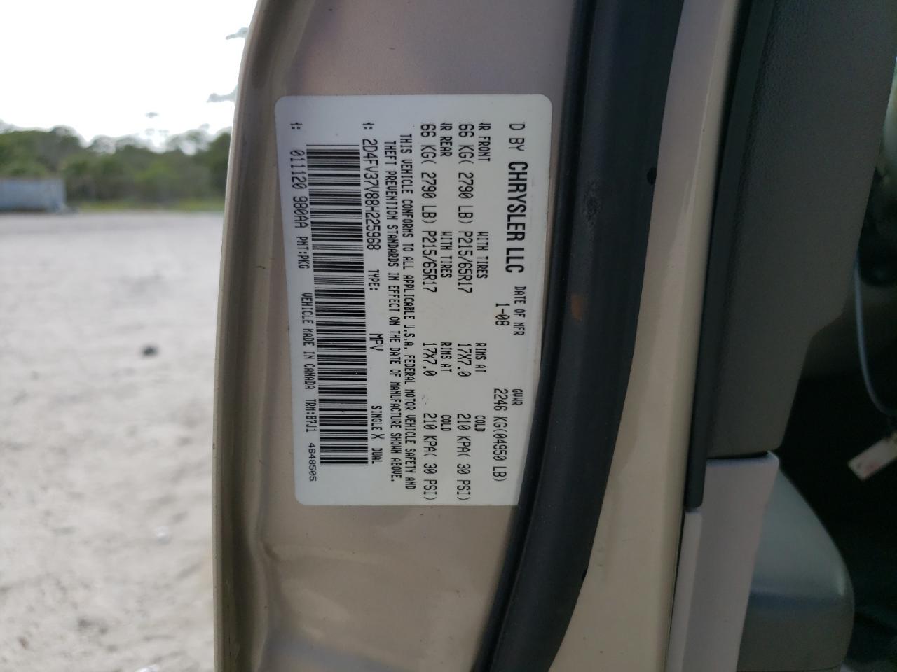 2D4FV37V88H225968 2008 Dodge Magnum Sxt
