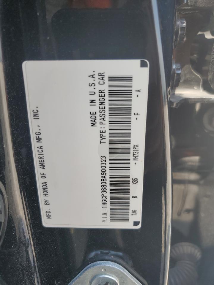 1HGCP3680BA900323 2011 Honda Accord