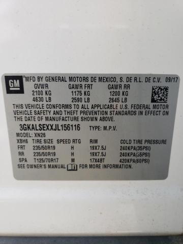 2018 GMC Terrain Denali VIN: 3GKALSEXXJL156116 Lot: 58244544