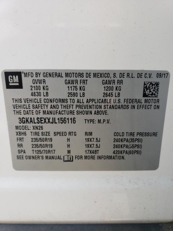 3GKALSEXXJL156116 2018 GMC Terrain Denali