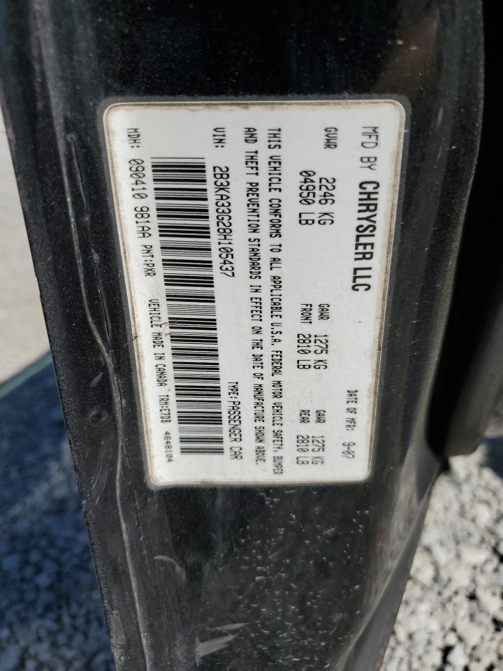 2B3KA33G28H105437 2008 Dodge Charger Sxt