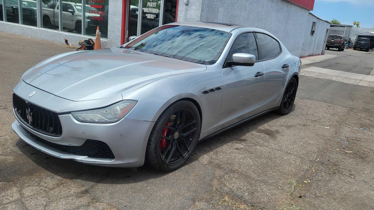 2014 Maserati Ghibli S vin: ZAM57RTA9E1091681