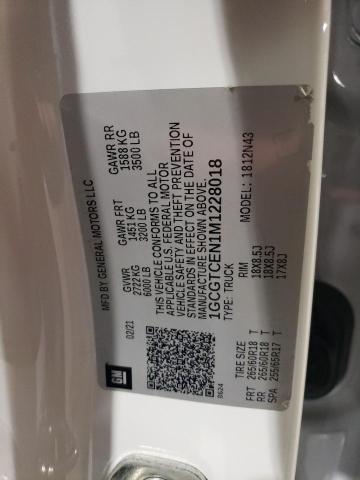 2021 Chevrolet Colorado Lt VIN: 1GCGTCEN1M1228018 Lot: 56506674