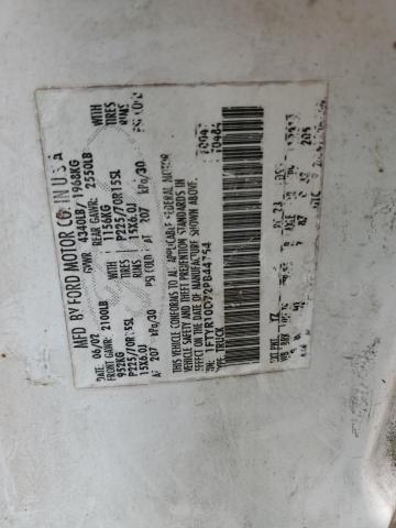 2002 Ford Ranger VIN: 1FTYR10D72PB44754 Lot: 59360984