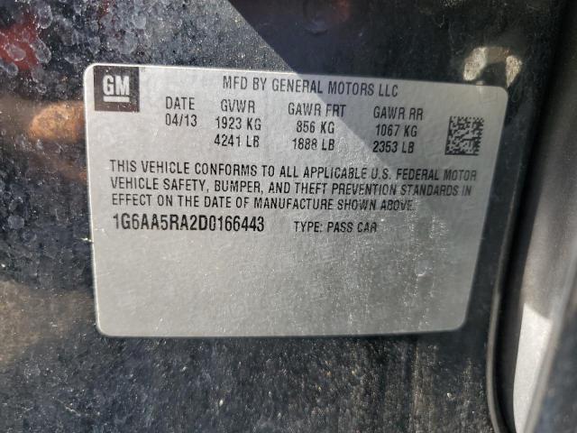 2013 Cadillac Ats VIN: 1G6AA5RA2D0166443 Lot: 61087434