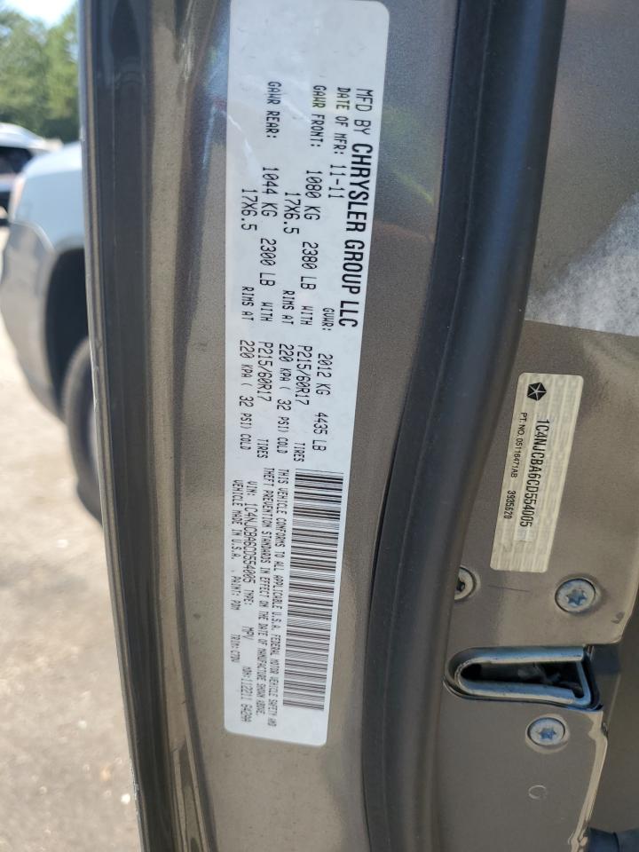 1C4NJCBA6CD554005 2012 Jeep Compass Sport