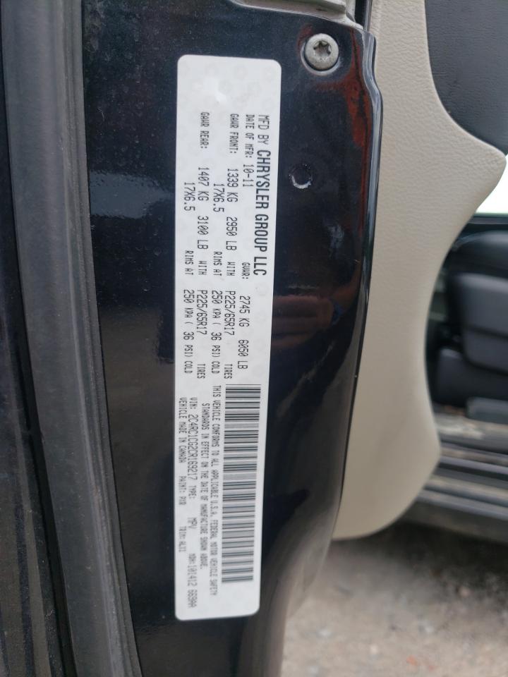 2C4RC1CG2CR169217 2012 Chrysler Town & Country Touring L