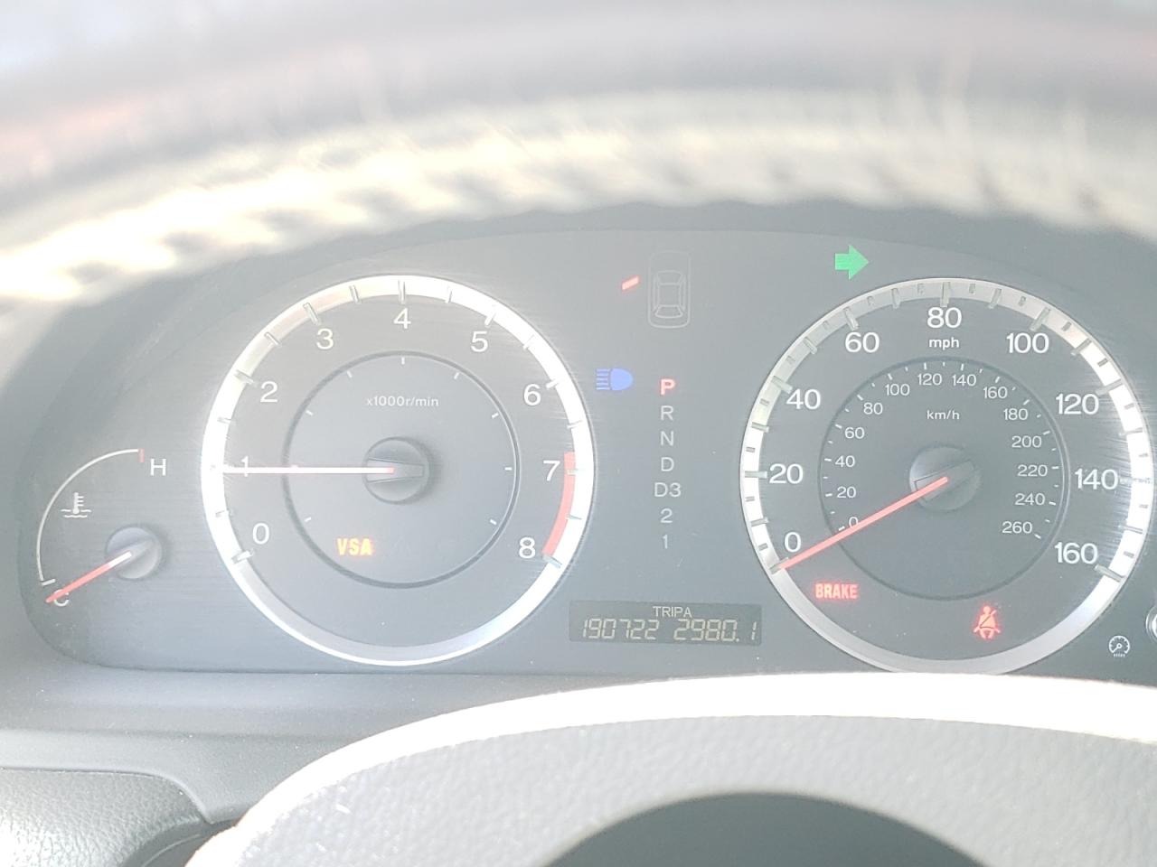 1HGCS22819A008901 2009 Honda Accord Exl