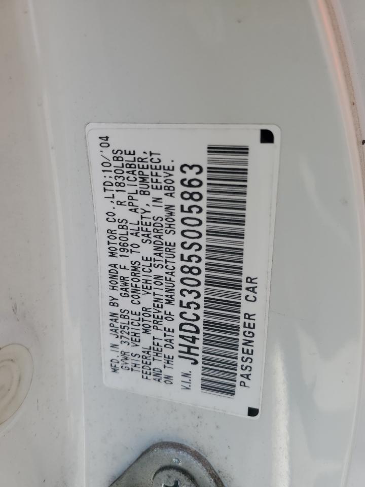 JH4DC53085S005863 2005 Acura Rsx Type-S