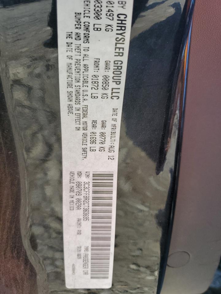 3C3CFFBR2CT363695 2012 Fiat 500 Sport