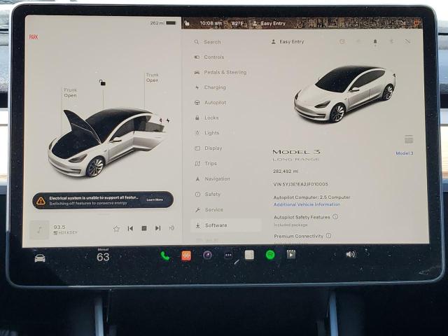 2018 Tesla Model 3 VIN: 5YJ3E1EA2JF010005 Lot: 57443614