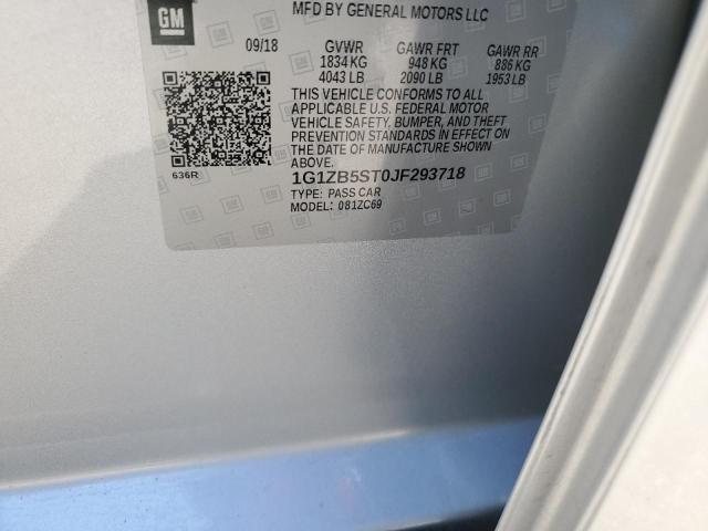 2018 CHEVROLET MALIBU LS - 1G1ZB5ST0JF293718