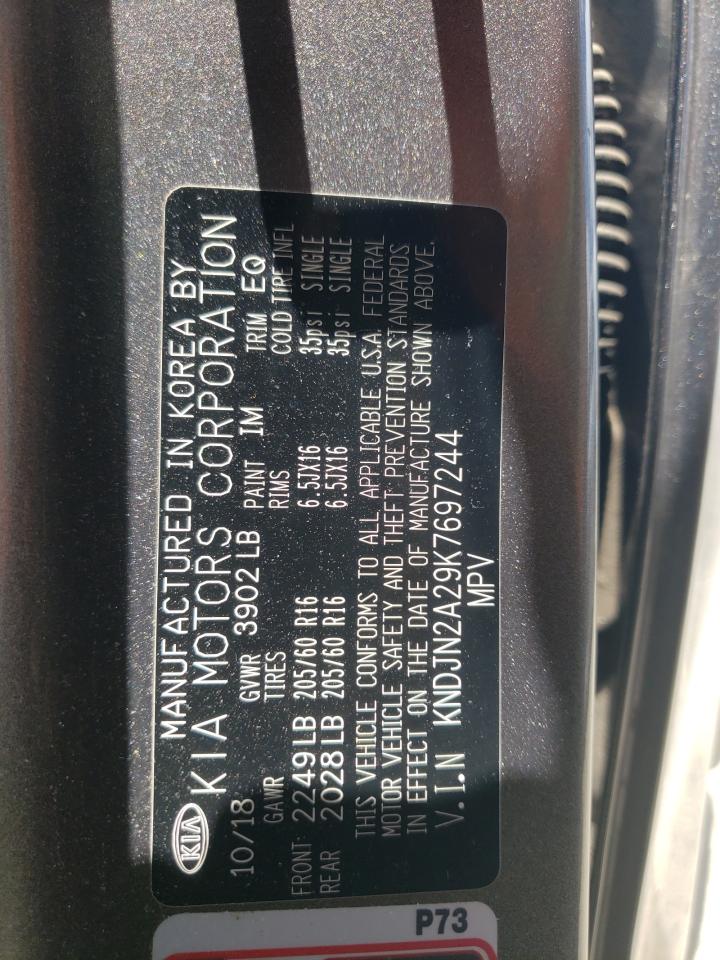KNDJN2A29K7697244 2019 Kia Soul KNDJN2A29K7697244 2019 Kia Soul