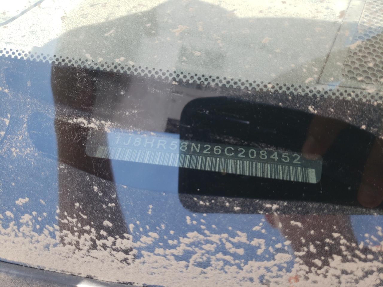 1J8HR58N26C208452 2006 Jeep Grand Cherokee Limited