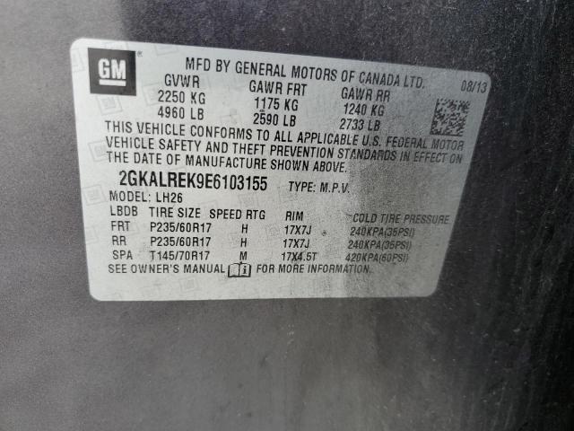 2014 GMC Terrain Sle VIN: 2GKALREK9E6103155 Lot: 58277074