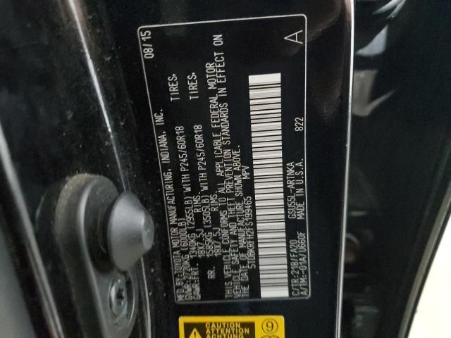 2015 Toyota Highlander Le VIN: 5TDBKRFH2FS199465 Lot: 57265764