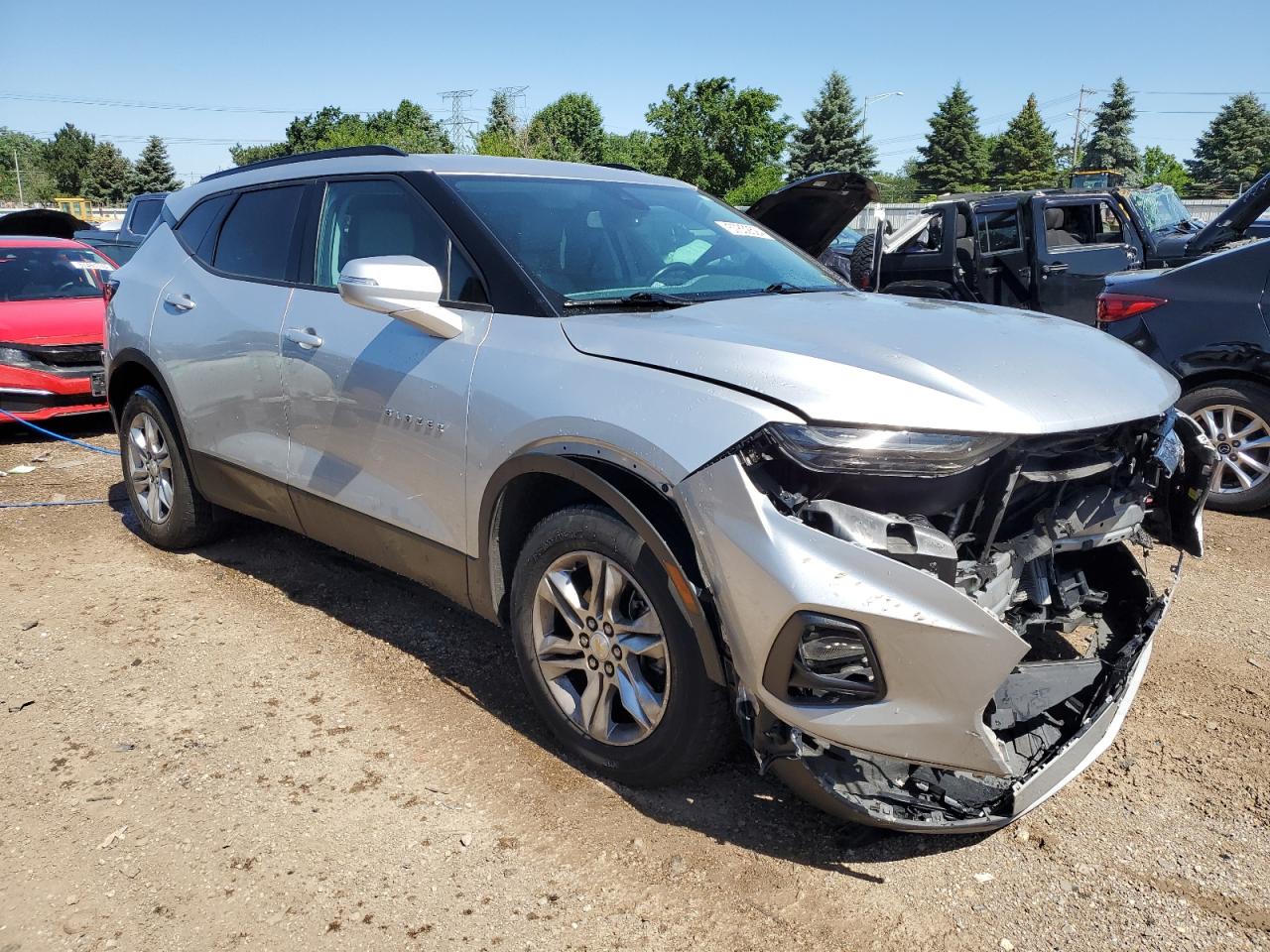 Lot #2928601691 2021 CHEVROLET BLAZER 3LT