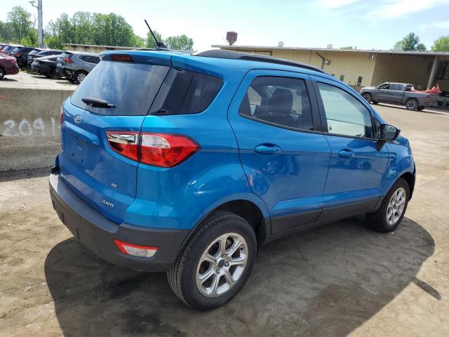 2018 Ford Ecosport Se VIN: MAJ6P1UL8JC194718 Lot: 57620374