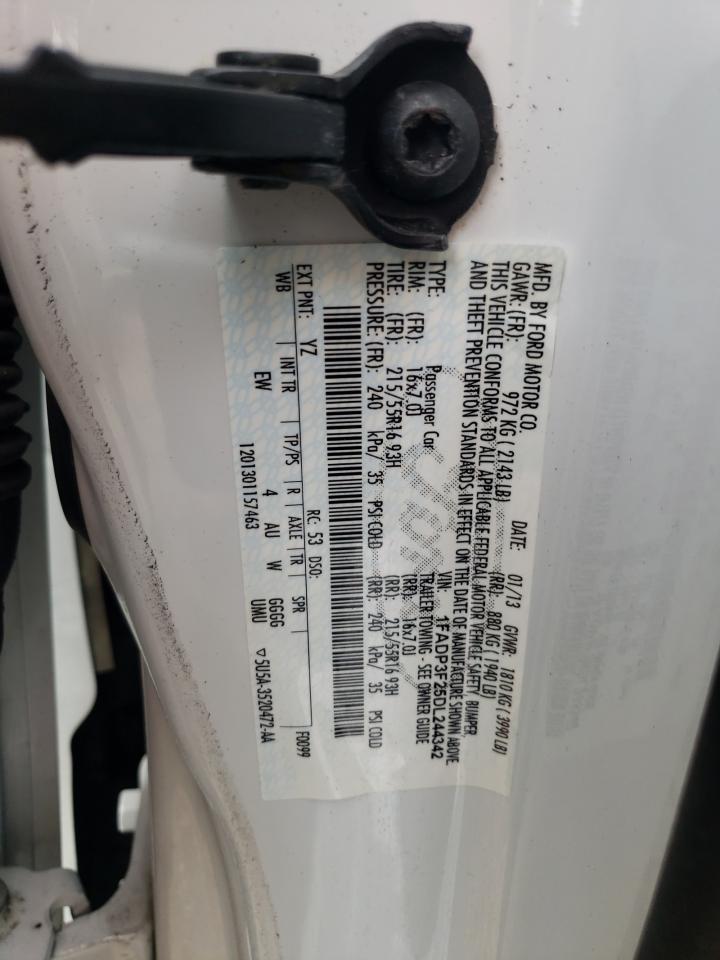 1FADP3F25DL244342 2013 Ford Focus Se